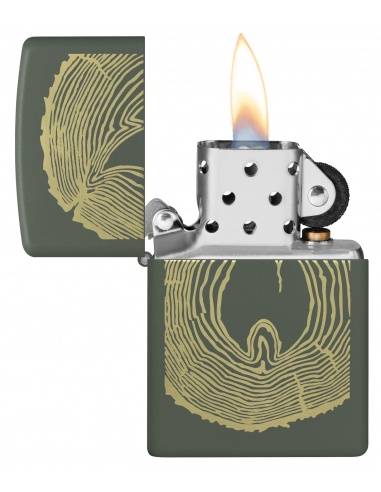 Brichetă Zippo 48959 Tree Trunk Rings and Logo