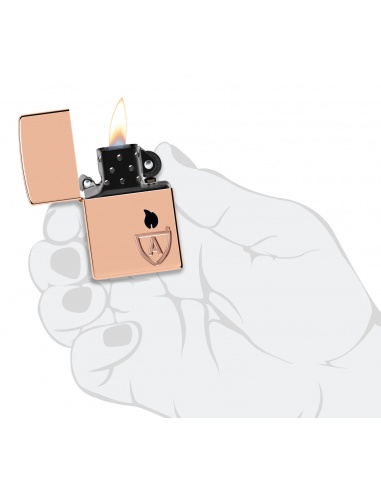 Brichetă Zippo 46171 Armor Solid Copper Pre-Production