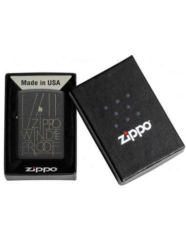 Brichetă Zippo 46172 Line Art Windproof