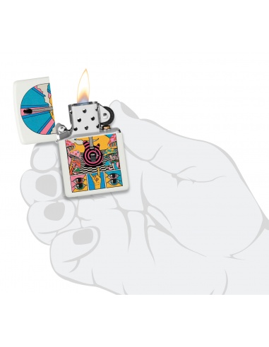 Brichetă Zippo 46167 Retro Music Hippie