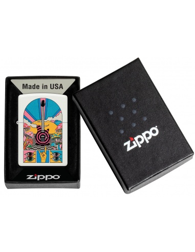 Brichetă Zippo 46167 Retro Music Hippie