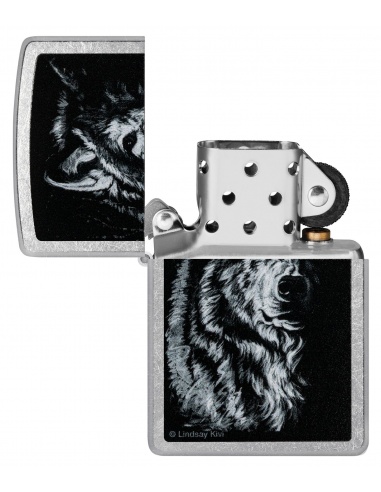 Brichetă Zippo 46149 Lindsay Kivi - Shadow Wolf