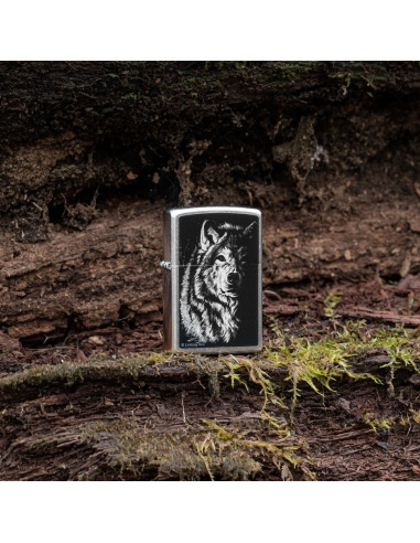 Brichetă Zippo 46149 Lindsay Kivi - Shadow Wolf