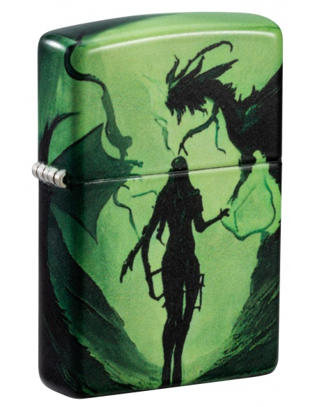 Brichetă Zippo 46130 Maleficent Dragon - Glow-in-the-Dark