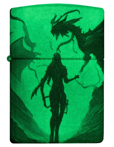 Brichetă Zippo 46130 Maleficent Dragon - Glow-in-the-Dark