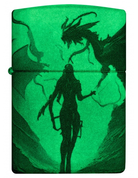 Brichetă Zippo 46130 Maleficent Dragon - Glow-in-the-Dark