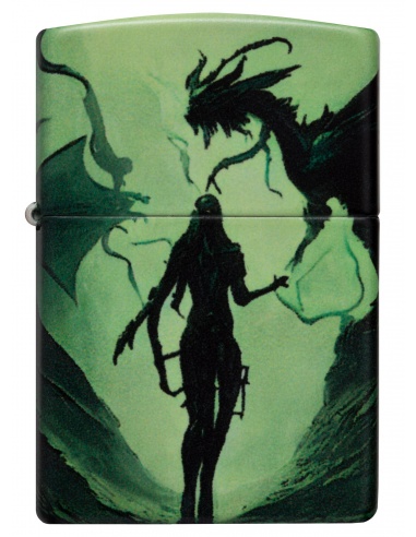 Brichetă Zippo 46130 Maleficent Dragon - Glow-in-the-Dark