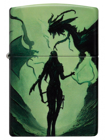 Brichetă Zippo 46130 Maleficent Dragon - Glow-in-the-Dark