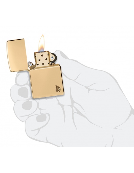 Brichetă Zippo 46397 Armor Series Deep Carved Flame
