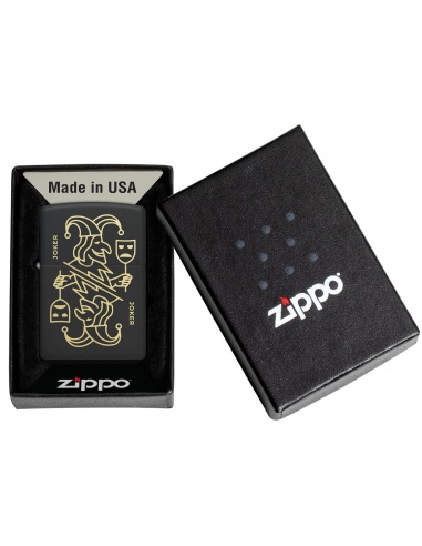 Brichetă Zippo 46290 Masked Joker Card Design