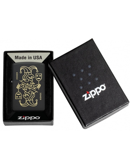 Brichetă Zippo 46290 Masked Joker Card Design