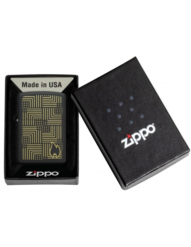 Brichetă Zippo 46478 Art Deco with Logo