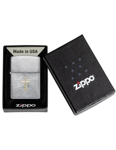 Brichetă Zippo 46479 Brass Religious Cross