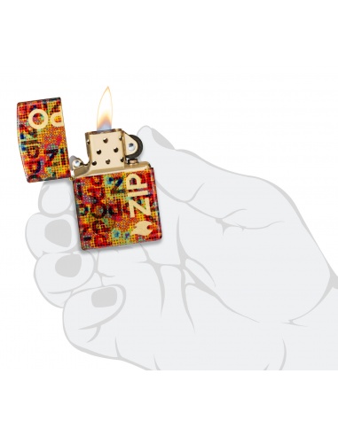 Brichetă Zippo 46386 Logo Pixel Design