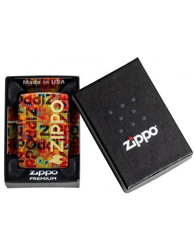 Brichetă Zippo 46386 Logo Pixel Design