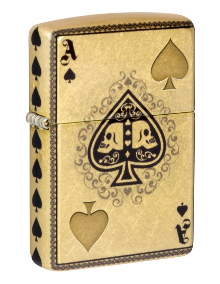 Brichetă Zippo 46388 Ace of Spades with Skulls