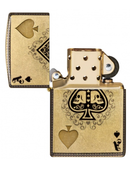 Brichetă Zippo 46388 Ace of Spades with Skulls