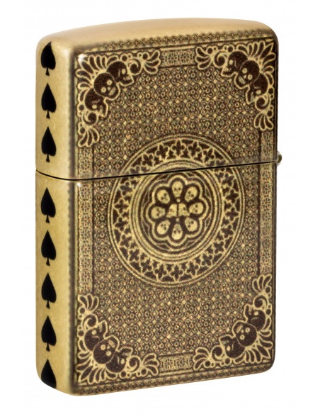 Brichetă Zippo 46388 Ace of Spades with Skulls
