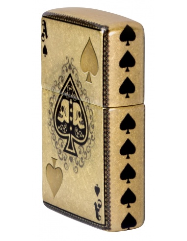 Brichetă Zippo 46388 Ace of Spades with Skulls