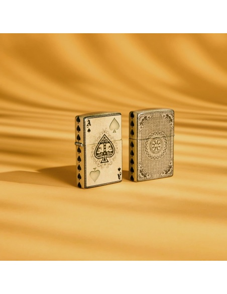 Brichetă Zippo 46388 Ace of Spades with Skulls