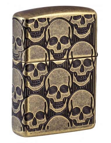 Brichetă Zippo 46302 Crackling Cranium Deep Carved Armor