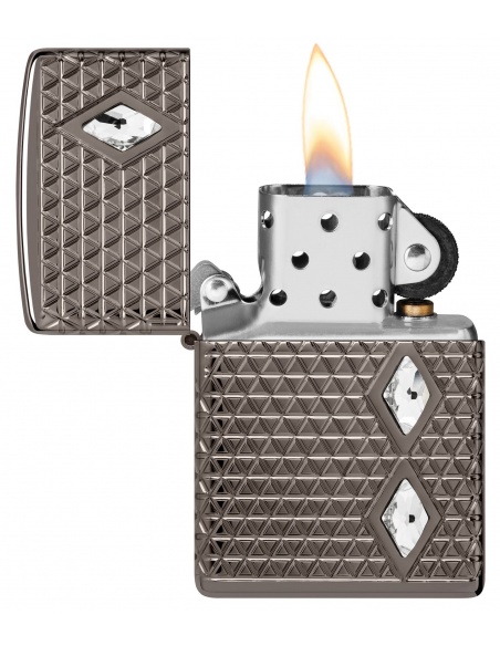 Brichetă Zippo 46316 Diamond Pattern Deep Carved Armor