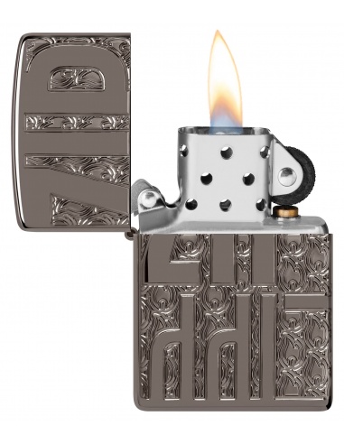 Brichetă Zippo 46312 Reverse Pattern Deep Carved Armor