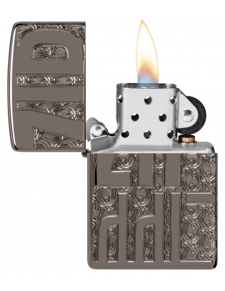 Brichetă Zippo 46312 Reverse Pattern Deep Carved Armor