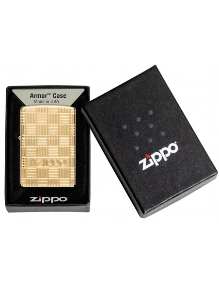 Brichetă Zippo 46274 Basketweave Deep Carved Armor