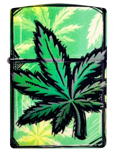 Brichetă Zippo 46253 Cannabis Leaves Glow in the Dark