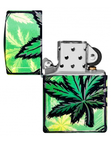 Brichetă Zippo 46253 Cannabis Leaves Glow in the Dark