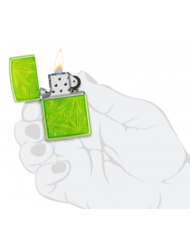 Brichetă Zippo 46269 Iced Cannabis Leaf
