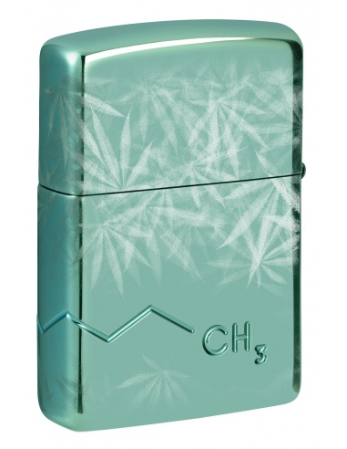 Brichetă Zippo 46313 Cannabis Chemical Compound Deep Carved