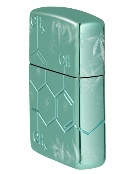 Brichetă Zippo 46313 Cannabis Chemical Compound Deep Carved
