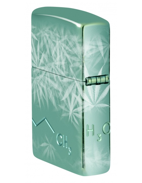 Brichetă Zippo 46313 Cannabis Chemical Compound Deep Carved