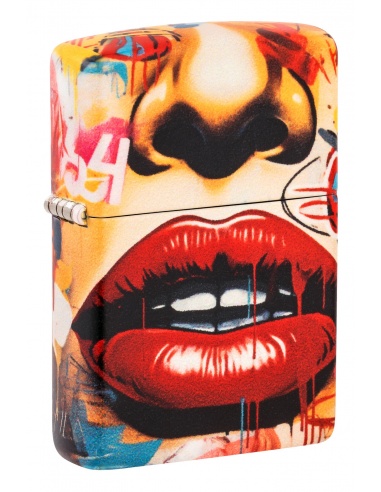 Brichetă Zippo 46257 Red Lips Street Art