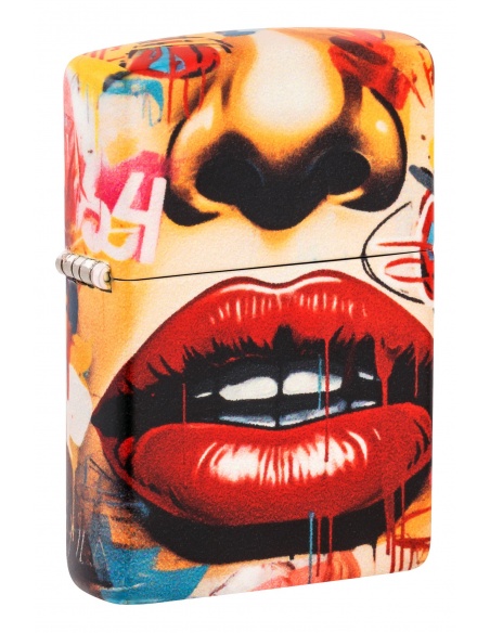 Brichetă Zippo 46257 Red Lips Street Art