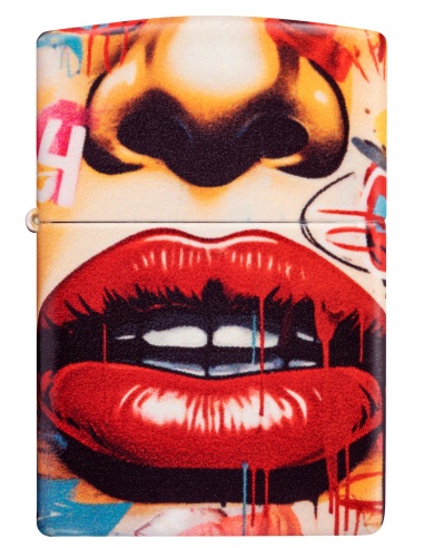 Brichetă Zippo 46257 Red Lips Street Art
