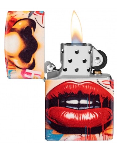 Brichetă Zippo 46257 Red Lips Street Art