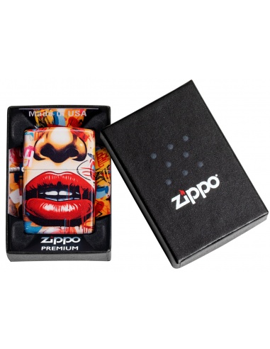 Brichetă Zippo 46257 Red Lips Street Art