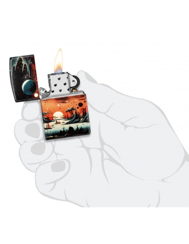 Brichetă Zippo 46254 Galactic Landscape