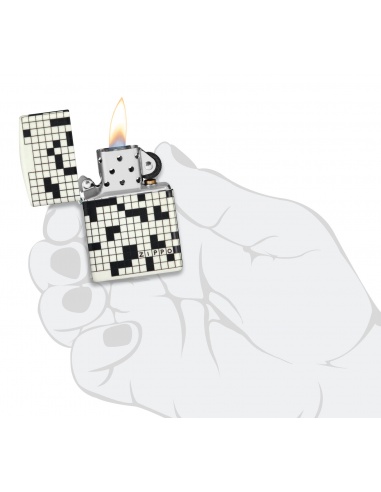 Brichetă Zippo 46285 Crosswords Glow in the Dark