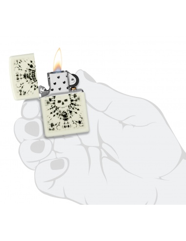 Brichetă Zippo 46289 Glow in the Dark Skull
