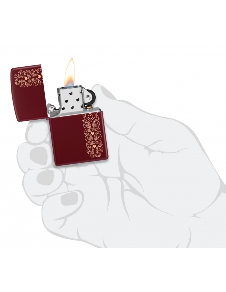 Brichetă Zippo 46296 Heart Garland Motif