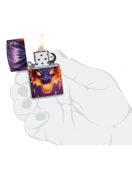Brichetă Zippo 46251 Glowing Dragon Glow in the Dark