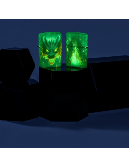 Brichetă Zippo 46251 Glowing Dragon Glow in the Dark