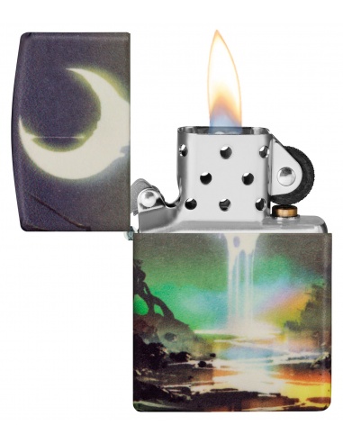 Brichetă Zippo 46259 Moonlit Landscape Glow in the Dark