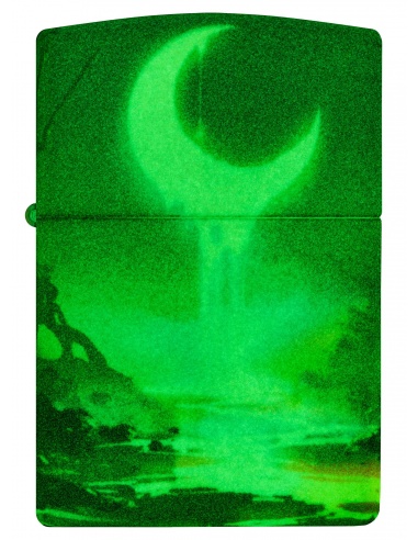 Brichetă Zippo 46259 Moonlit Landscape Glow in the Dark