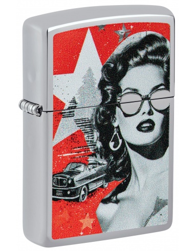 Brichetă Zippo 46239 Retro Car and Glamorous Woman