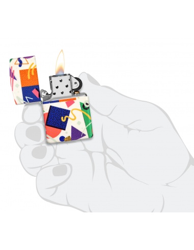 Brichetă Zippo 46286 Throwback Pattern Glow in the Dark